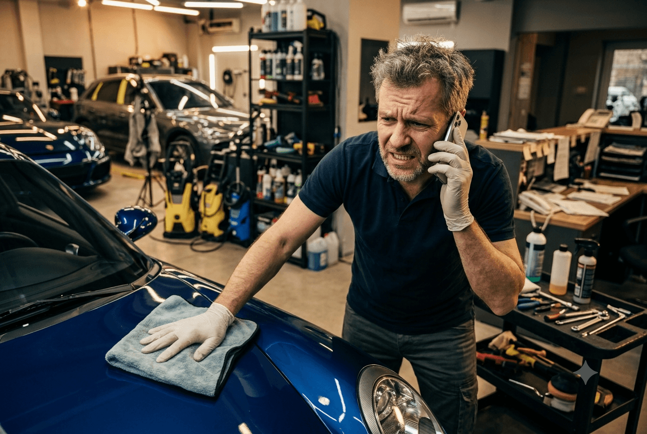 El problema en lavaderos y detailing de autos