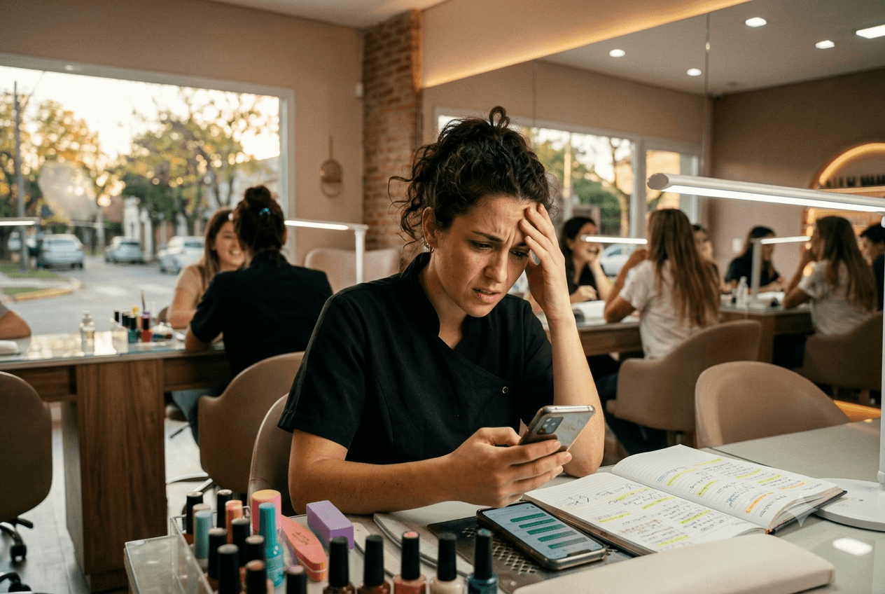 El problema en manicura y pedicure