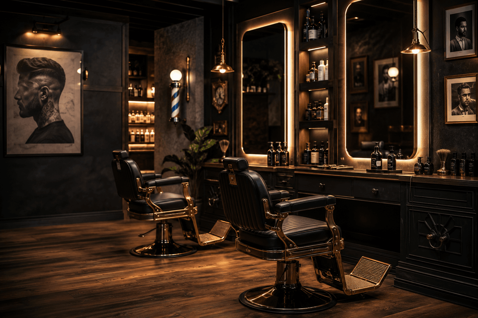 Barbería premium usando Organizate