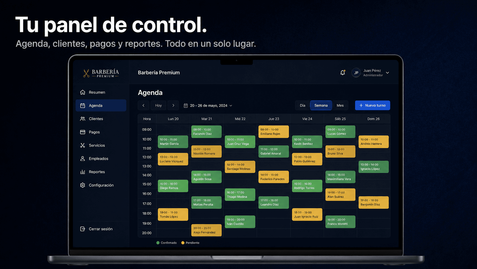 Tu panel de control, siempre al día