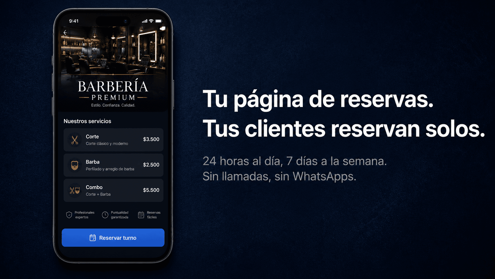 Tus clientes reservan solos, a cualquier hora